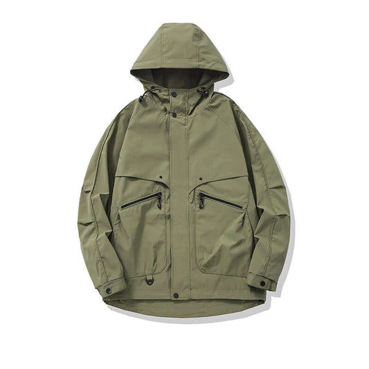 Oversized Hooded Cargo Jacket