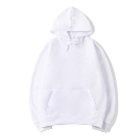 Unisex Soft Cotton Solid Color Hoodie