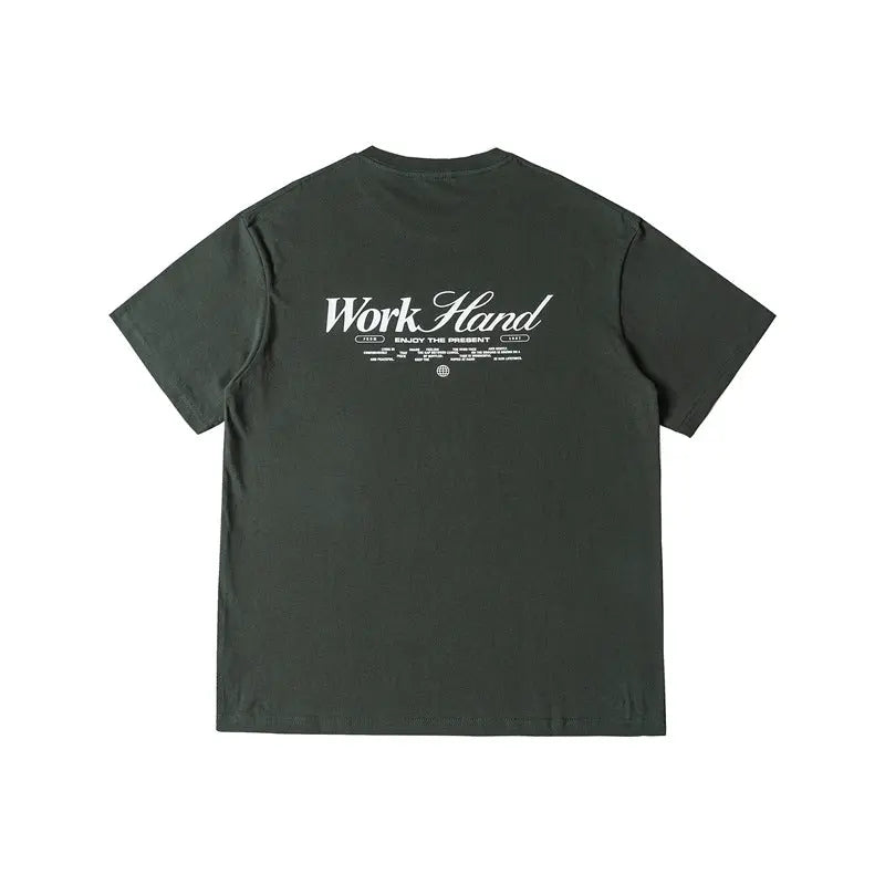 Oversized Graphic Streetwear T-Shirt – Unisex Casual Cotton Blend Tee RYVNT