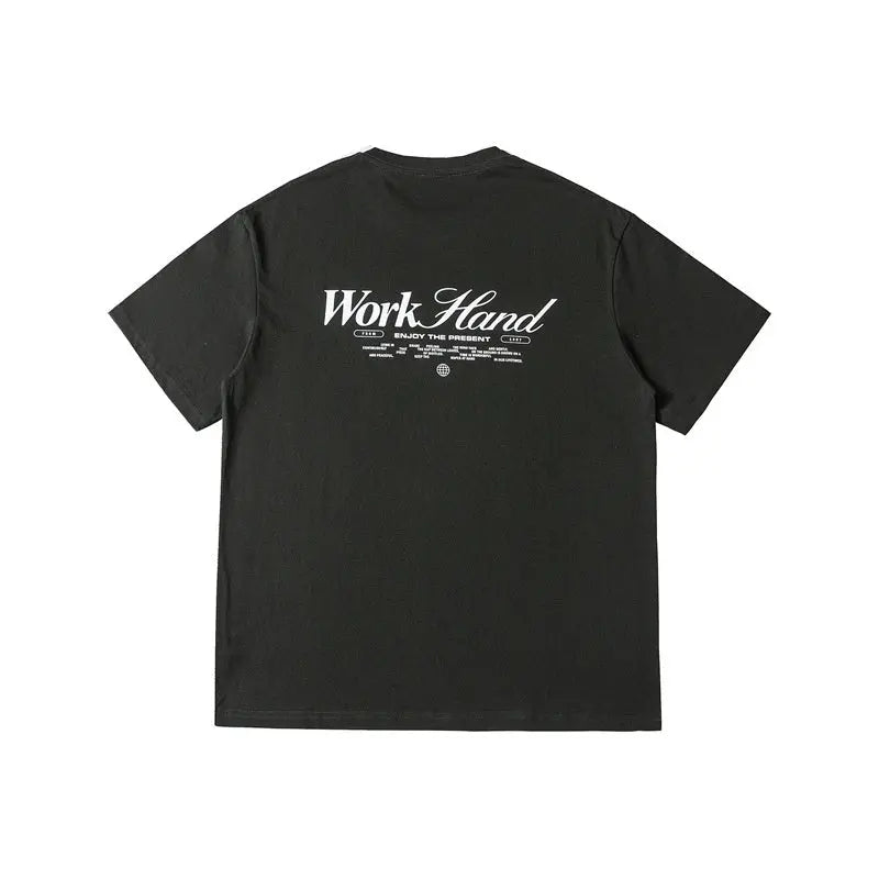 Oversized Graphic Streetwear T-Shirt – Unisex Casual Cotton Blend Tee RYVNT